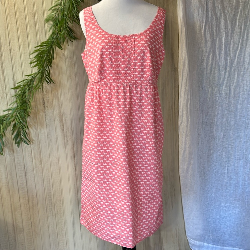 Hanna Andersson Coral Patterned Mini Dress